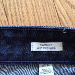 Men’s Calvin Klein Slim Straight dark wash jeans